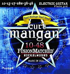 Curt Mangan electric guitar strings nickel wound 10-48