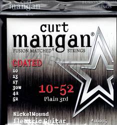 Curt Mangan 10-52 coated nickel guitar strings