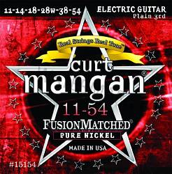 Curt Mangan pure nickel guitar strings 11-54