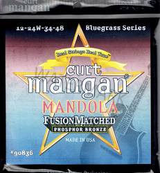 Curt Mangan mandola strings 12-48 bluegrass series loopend