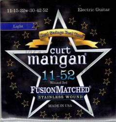 Curt Mangan stainless wound guitar strings 11-52