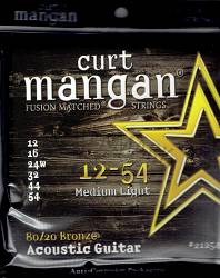 Curt Mangan acoustic guitar strings 80/20 Bronze 12-54