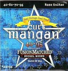 Curt Mangan nickel extra light bass guitar strings 40-95