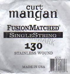 130 Curt Mangan single bass string stainless
