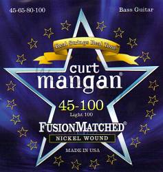 Curt Mangan Nickel Light  Wound Bass Guitar Strings 45-100