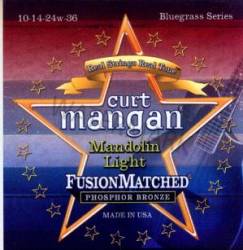 Curt Mangan mandolin strings light phosphor loopend 10-36