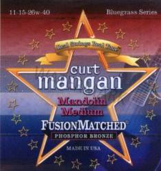 Curt Mangan mandolin strings medium phos loopend 11-40