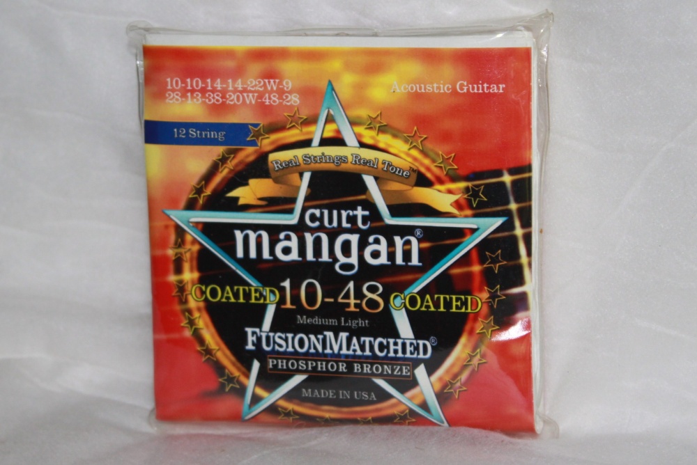 Curt Mangan coated 12 string set 10-48