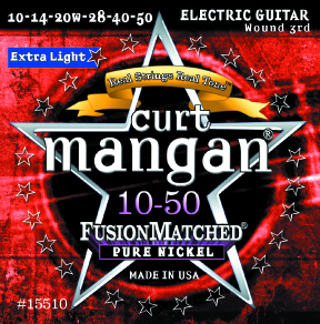 Curt Mangan  pure nickel electric guitar strings 10-50