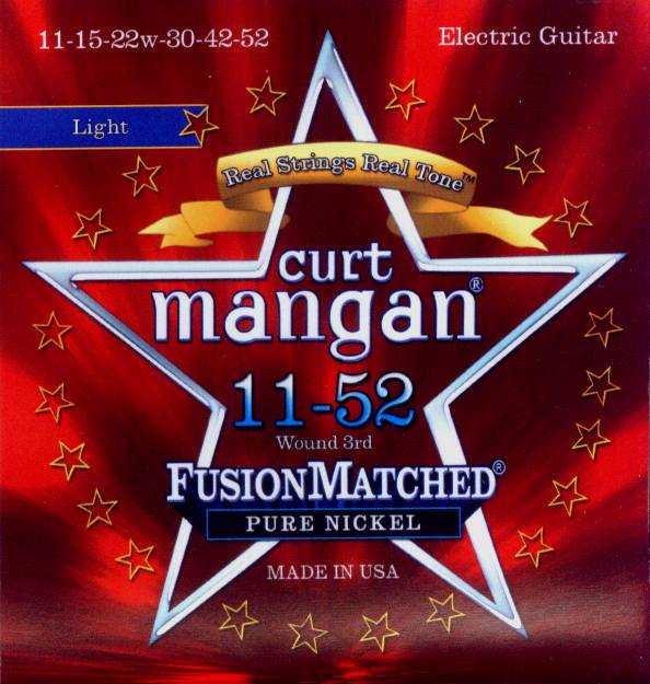 Curt Mangan pure nickel guitar strings 11-52