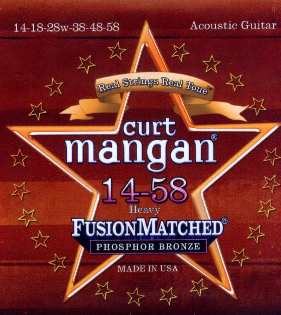 Curt Mangan acoustic strings phosphor bronze 14-58