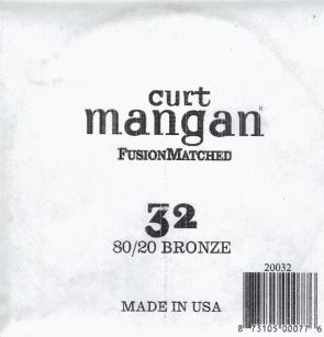32 Curt Mangan single 80/20 bronze string