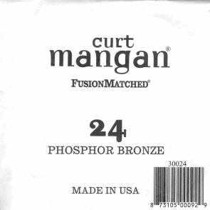 24 Curt Mangan phosphor bronze single string