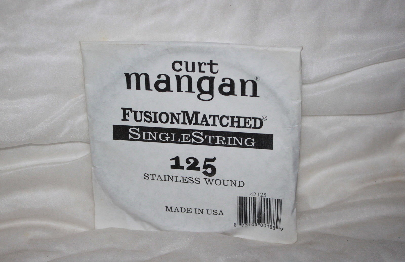 125 Curt Mangan single bass string stainless