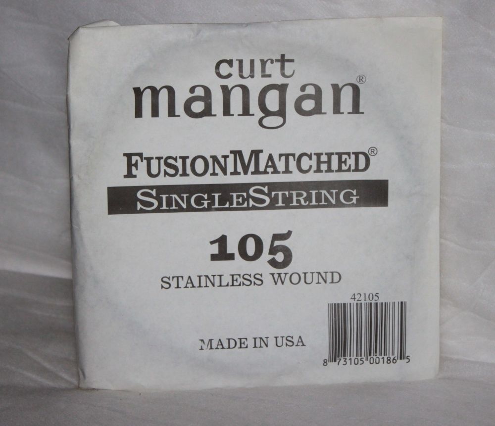 105 Curt Mangan single bass string stainless