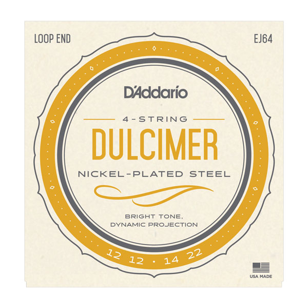 D\'Addario Dulcimer strings nickel plated 12-22 EJ64