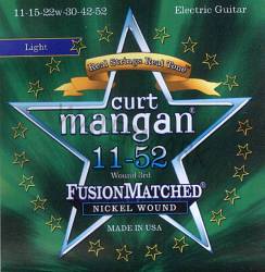 Curt Mangan nickel wound 11-52 electric guitar strings light