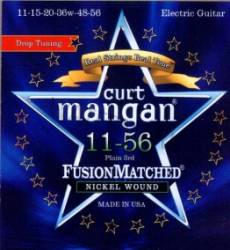 Curt Mangan electric strings drop tuning nickel wound 11-56