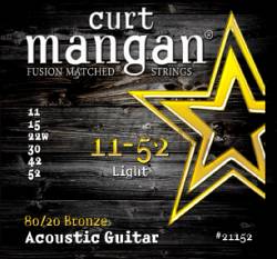 Curt Mangan acoustic guitar strings 80/20 Bronze Light 11-52