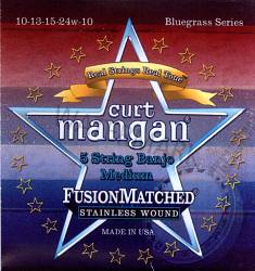 Curt Mangan Banjo Strings 5-String Medium Loopend 10-24