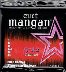 Curt Mangan pure nickel guitar strings 9-42
