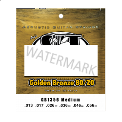 SIT Golden Bronze 80/20 Acoustic Guitar Strings 13-56
