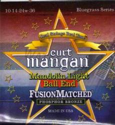 10-36 Curt Mangan mandolin strings light ball end
