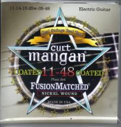 Curt Mangan coated nickel guitar strings 11-48