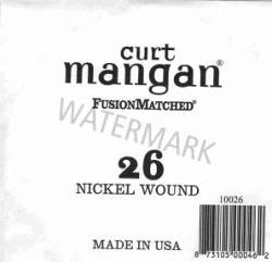 26 Curt Mangan single nickel string ball end