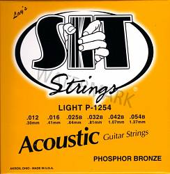 SIT Guitar Strings Phosphor Bronze P1254 12-54