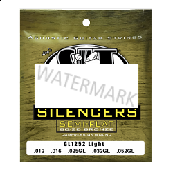 SIT Strings Acoustic Silencers 80/20 Bronze Strings 12-52