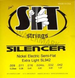 SIT silencer guitar strings nickel SL942 9-42