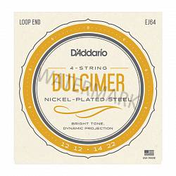 D'Addario Dulcimer strings nickel plated 12-22 EJ64