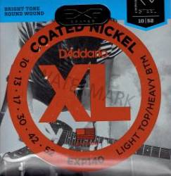D'Addario coated electric guitar guitar strings 10-52 EXP140